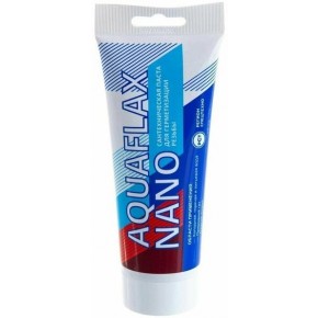 Сантехническая паста для герметизации резьбы AQUAFLAX NANO, банка 400 гр - фото - 1