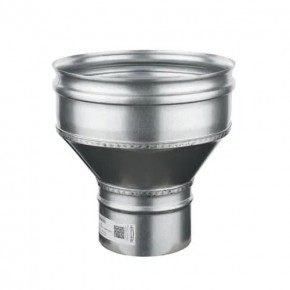 Переходник с конусом 120 х 100 , Оц 0.50 - фото - 1