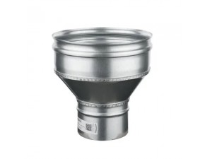 Переходник с конусом 120 х 100 , Оц 0.50 - фото - 1