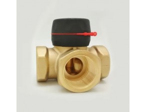 Кран поворотный 3-х ходовой 1" под сервопривод (M03+040101DAB) - фото - 5