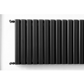 Алюминиевый радиатор PIONEER 120см, 17секц. черный 500*1200*85 - фото - 2