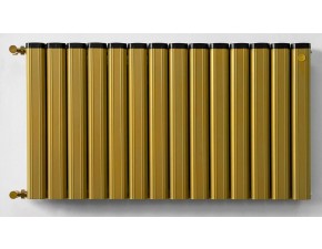 Алюминиевый радиатор PIONEER 80см, 11секц. золотой 500*800*85 - фото - 3