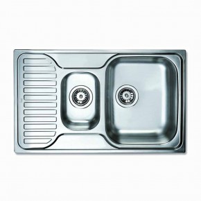 Мойка Teke Princess 1.1/2B 1/2D 800*500 Micro PA 780M3001(слив 61001163) - фото - 1