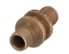 Соединение труба-труба 20/20, бронза - фото - 1