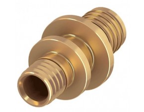 Соединение труба-труба редукц. 20 х 16 латунь - фото - 1