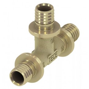 Тройник 90* 16 х 16 х 16, латунь - фото - 1