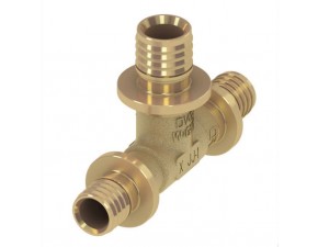 Тройник 90* редукционный 20 х 20 х 16, латунь - фото - 1