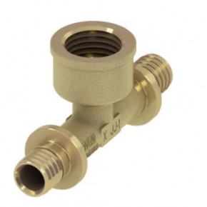 Тройник 90* с внутренней резьбой, 20х1/2