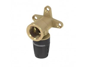 Уголок с настенным креплением 16 х 1/2", пластик - фото - 1