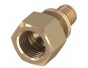 Соединение прямое с ВР 20 х 3/4" латунь - фото - 1