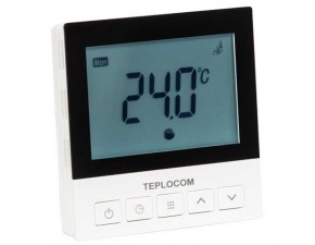 Термостат для элетрического теплого пола TEPLOCOM TS-Prog-220/16A - фото - 1