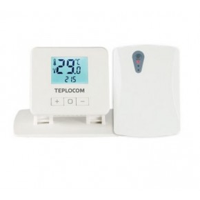 Термостат комнатный Teplocom TS-2AA/3A-RF, беспроводной, реле 250В, 3А - фото - 1