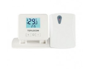 Термостат комнатный Teplocom TS-2AA/3A-RF, беспроводной, реле 250В, 3А - фото - 1