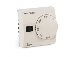 Термостат комнатный Teplocom TS-2AA/8A проводной, реле 250 В, 8А - фото - 1