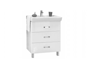 Тумба "Америна 80 М" белая (1А169101АМ010) без рак - фото - 1