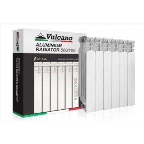 Радиатор алюминиевый VULCANO 500/100 4 секции - фото - 1