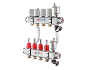 Коллекторная группа в сборе с расход. нерж.сталь 1"х9 вых. Евроконус 3/4" - фото - 1