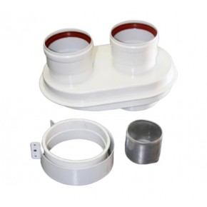 Адаптер моноблочный 60/100-80/80 (ARISTON) - фото - 1