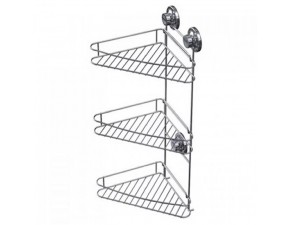 Полка угловая 3 ярусная на присосках - фото - 1