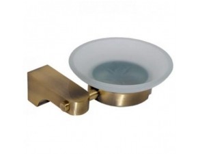 Под бронзу стекл. мыльница - фото - 1