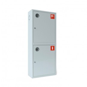 Шкаф пожарный ШПК-03 (ШПК320) НЗБ (навесной, закрытый, белый) - фото - 1