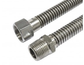 Шланг газовый 1/2 нерж 1,8, гш (сильф.) - фото - 1