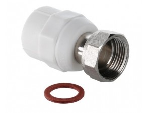 Муфта комбинир.вн.р.с накидной гайкой 20х1/2" «конус» - фото - 1