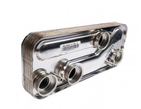 Теплообменник ГВС DELUX 24К - 1 Теплообменник ГВС DELUX 24К - фото - 1