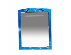 Дельфин-75 Зеркало с полкой (Свет) - фото - 1