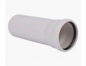 Труба канализационная 110*1000 Уют (белая, малошумная) - фото - 1