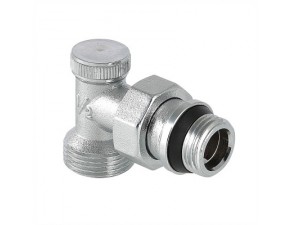 VT.019 Клапан настроечный угловой c дополнительным уплотнением 1/2" «евроконус» - фото - 1