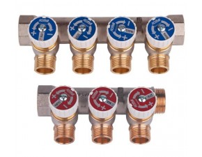 Арт. 227 Коллектор ручная регулировка 2 вых. 3/4" 227/87227PA06 - фото - 1