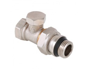 VT.020 Клапан настроечный прямой 1/2" с доп.упл - фото - 1