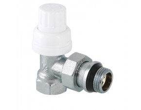 VT.031 Клапан термостатический угловой с доп.упл. 1/2" - фото - 1