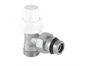 VT.031 Клапан термостатический угловой с доп.упл. 1/2" «евроконус» - фото - 1